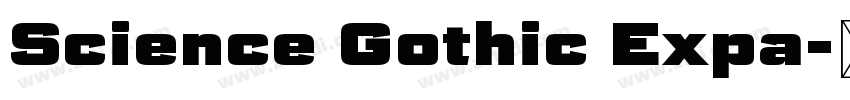 Science Gothic Expa字体转换